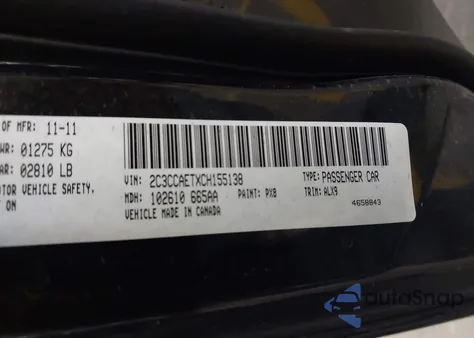 2012 Chrysler 300C z USA, uszkodzony, nr VIN 2C3CCAETXCH155138